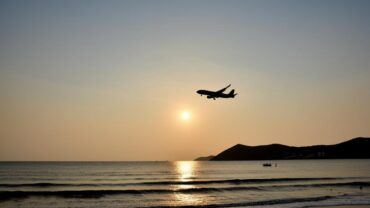 Long Hai beach sunset, peaceful travel destination.