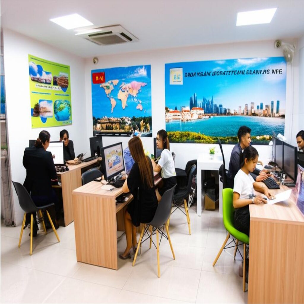 Travel agency in District 1 with friendly staff.