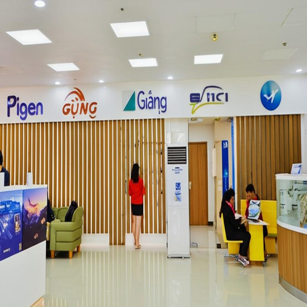 Modern Tiền Giang đại lý vé máy bay interior.